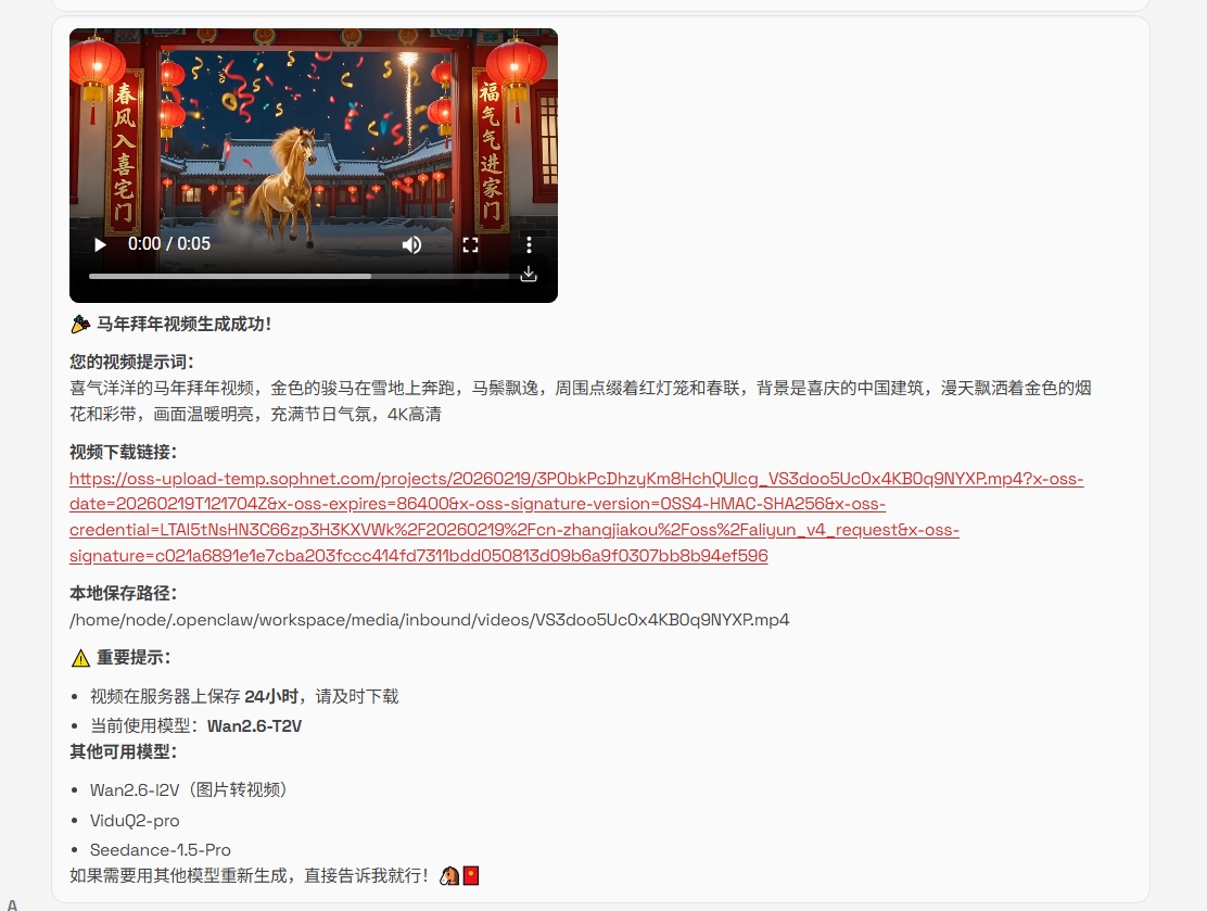 视频生成结果